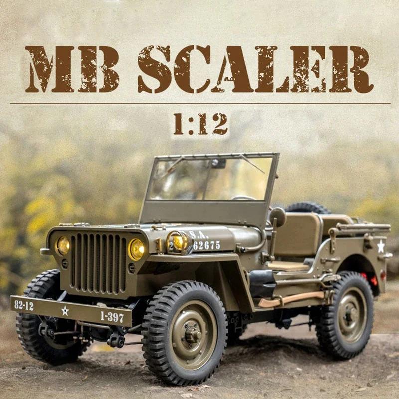 1:12 1941 Willys MB 4X4 4WD RTR 2.4GHz 1/12 RC ùķ̼    ڵ ũѷ,   峭 